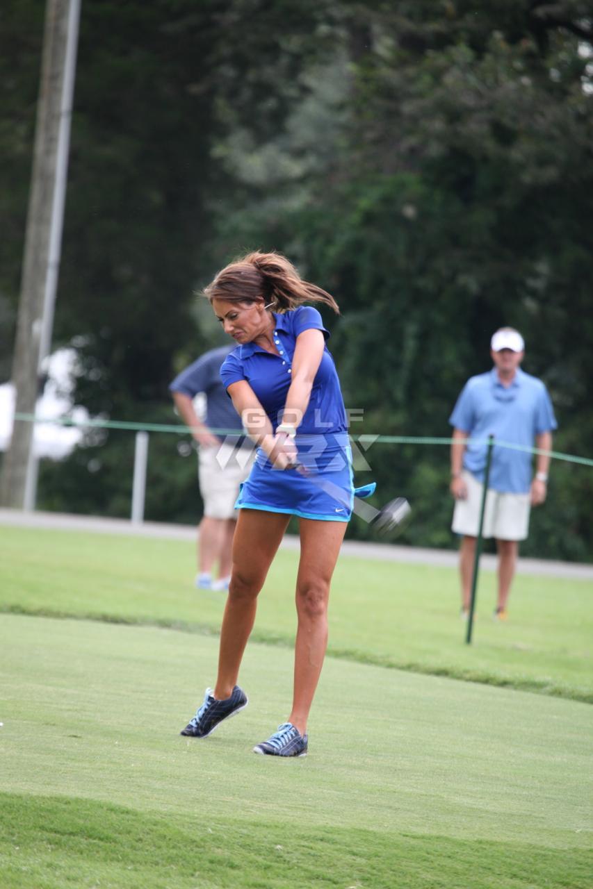 Video Interview & Pics: Holly Sonders of Golf Channel's Morning Drive at the 2012 Wyndham